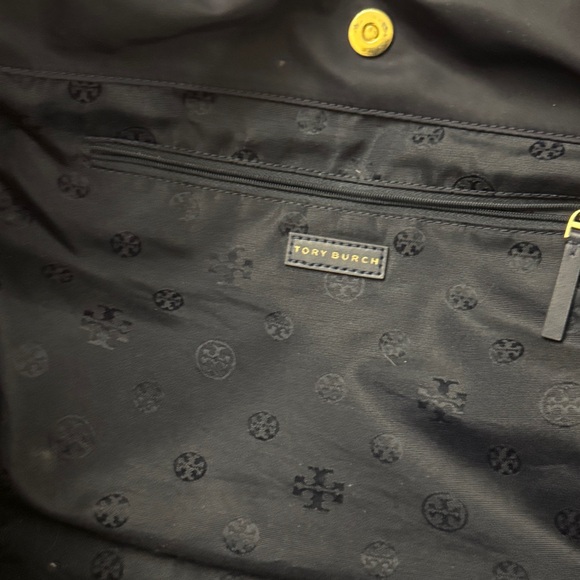 Tory Burch Navy Blue Tote Bag - Picture 14 of 16